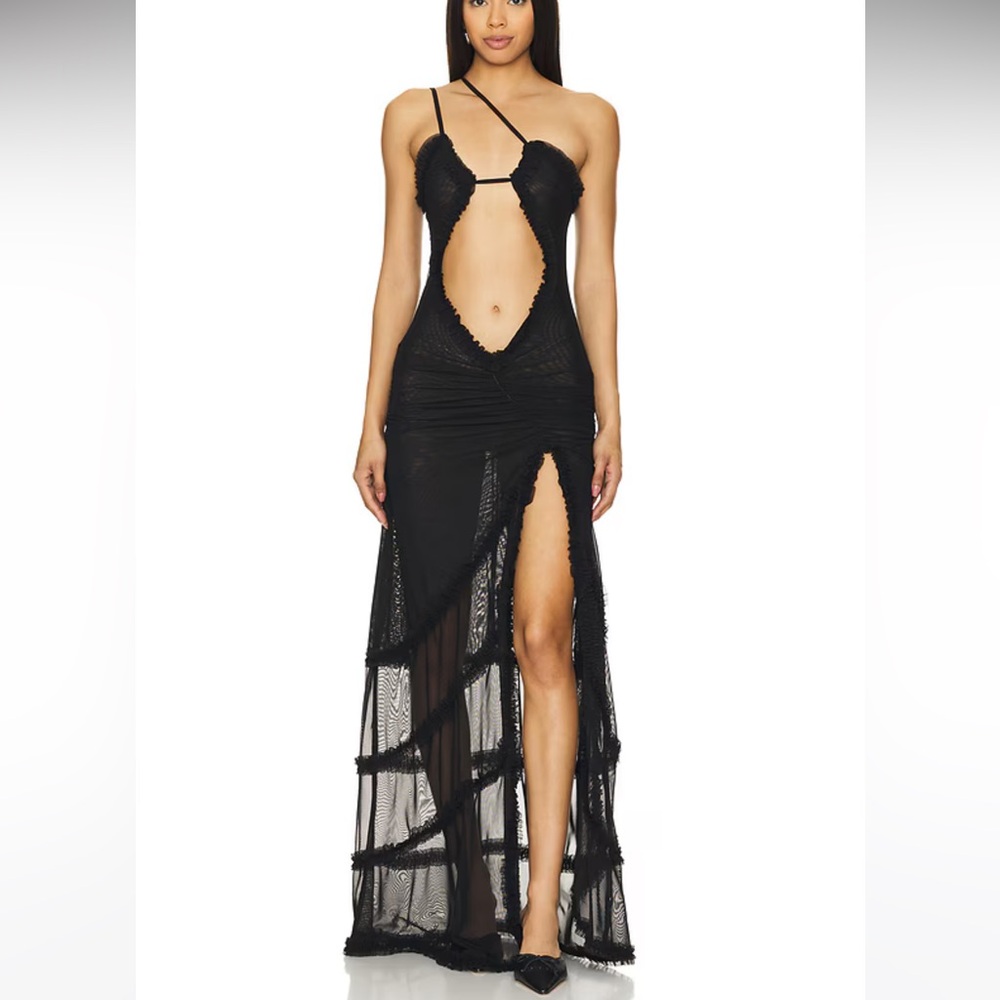 Black Cutout Maxi Dress

Brand- Jaded London
Size- US 6